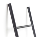 Zeller Leiter-Handtuchhalter Metall schwarz 38 x 2 x 176 cm – Galeriebild 3, Artikelnummer 17019