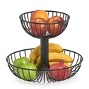 Zeller Obst Etagere 2 Etagen Metall – Galeriebild 2, Artikelnummer 16137