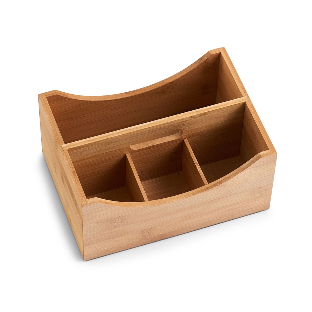 Zeller Bambus Ordnungsbox Aufbewahrungskiste 25 x 18 x 12 cm – Galeriebild 2, Artikelnummer 15096