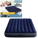 INTEX Luftmatratze Luftbett Downy 137x191x25cm 2-Personenbett Matratze Blau – Galeriebild 2, Artikelnummer 16345