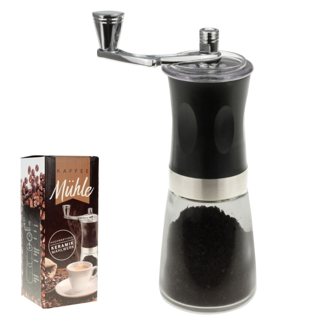 Handkaffeemühle Kaffeemühle Handmühle Espressomühle mit Keramikmahlwerk manuell – Galeriebild 1, Artikelnummer 7473