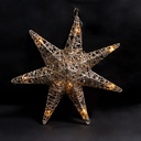 10 LED Weihnachtsstern Weihnachtsbeleuchtung Adventsstern Stern – Galeriebild 2, Artikelnummer 13037