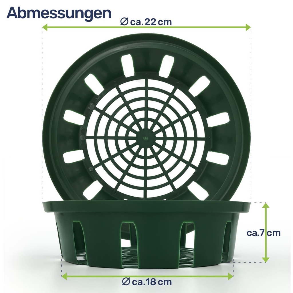 Pflanzkorb Pflanzkörbe für Zwiebelpflanzen Ø22 cm – Galeriebild 6, Artikelnummer 17459