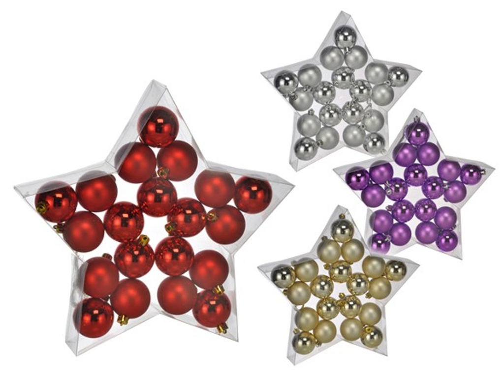 20x Christbaumkugeln Weihnachtsdeko, Artikelnummer 5509