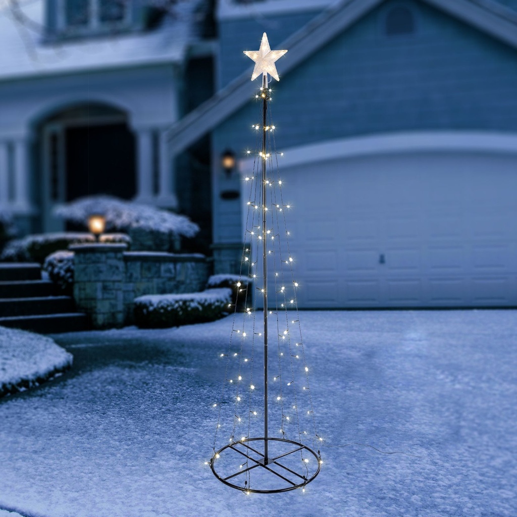 Garten-Weihnachtsbaum Weihnachtsbeleuchtung Garten Baum 180cm – Galeriebild 5, Artikelnummer 8111