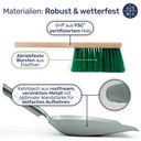 Robuste Outdoor-Kehrgarnitur 2-teiliges Set Verzinkt Wetterfest – Galeriebild 3, Artikelnummer 17890