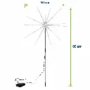 LED Gartenstecker Polar Stern mit Timer – Für Innen und Außen – Galeriebild 2, Artikelnummer 17554