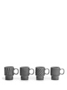 Elegantes Espresso-Tassen Set aus Steingut, 4er-Set, 10 cl – Galeriebild 1, Artikelnummer 17542