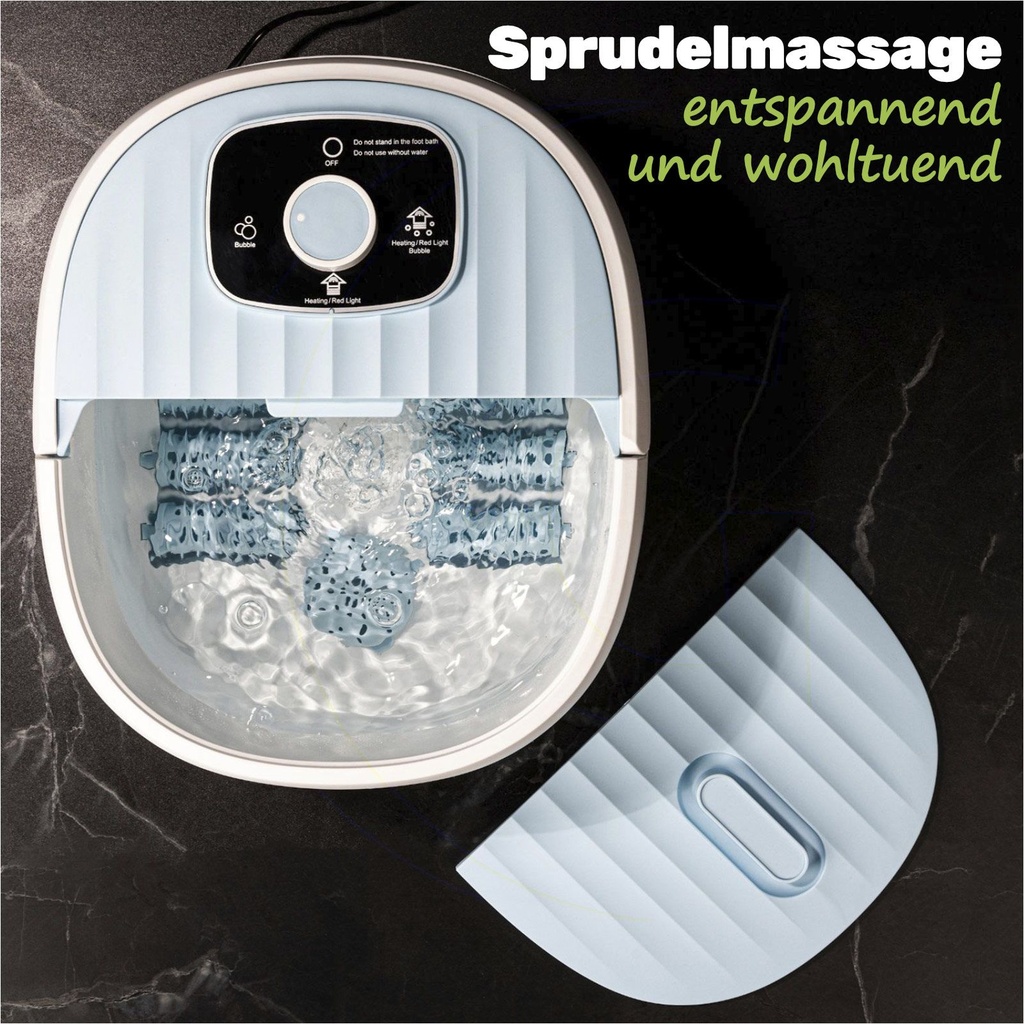 Fußbad-Massagegerät mit Heiz- und Bubble-Massage – Galeriebild 8, Artikelnummer 17742