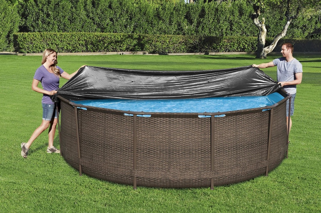 Bestway Poolabdeckung Ø366 cm Abdeckplane Poolplane – Galeriebild 4, Artikelnummer 15647