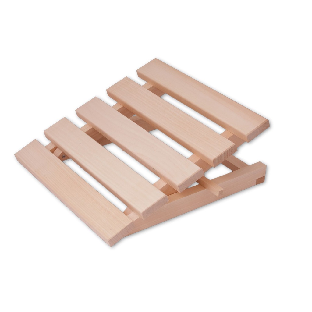 Sauna Nackenstütze Kopfstütze aus Holz höhenverstellbar 37 cm