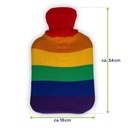 Wärmflasche mit Pride-Regenbogenbezug – 2 Liter, weich & wärmend – Galeriebild 7, Artikelnummer 17984