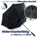Großer Golfschirm Regenschirm Stockschirm  Automatik XXL 132 cm – Galeriebild 8, Artikelnummer 2293