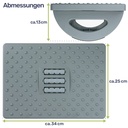 Ergonomische Fußablage mit Rollenmassage – Galeriebild 10, Artikelnummer 17745