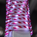 LED Lichterschlauch 6m, flexibel formbar rot / weiss, Artikelnummer 18519