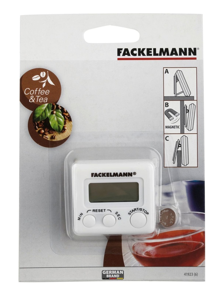 FACKELMANN Kurzzeitwecker Eieruhr Küchenwecker Digital – Galeriebild 1, Artikelnummer 14854