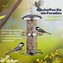 Edelstahl Vogelfutterstation Futterspender 2er Set – Galeriebild 4, Artikelnummer 15519