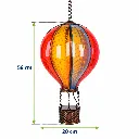 Solar Heißluftballon 56 cm mit 30 Flame LEDs mehrfarbig – Galeriebild 1, Artikelnummer 18495