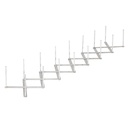 Ausziehbarer Topfdeckelhalter aus Edelstahl 9,5–80cm – Galeriebild 3, Artikelnummer 18111