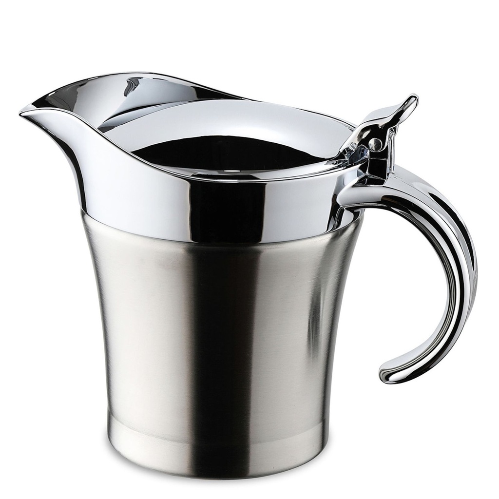 Edelstahl Thermo Sauciere 500ml mit Klappdeckel – Galeriebild 1, Artikelnummer 15528