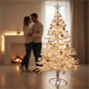 Weißer Weihnachtsbaum 150 cm künstlicher Tannenbaum 400 Spitzen – Galeriebild 4, Artikelnummer 3303