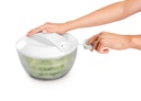 Salatschleuder 24 cm mit Seilzug, 4 L, Kunststoff weiß/transparent – Galeriebild 1, Artikelnummer 18247