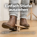 Stiefelknecht aus Holz praktischer Stiefelauszieher Ausziehhilfe – Galeriebild 4, Artikelnummer 1929