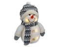 2er Set LED Deko Schneemann Papa und Sohn Weihnachtsdekoration beleuchtete – Galeriebild 2, Artikelnummer 16139