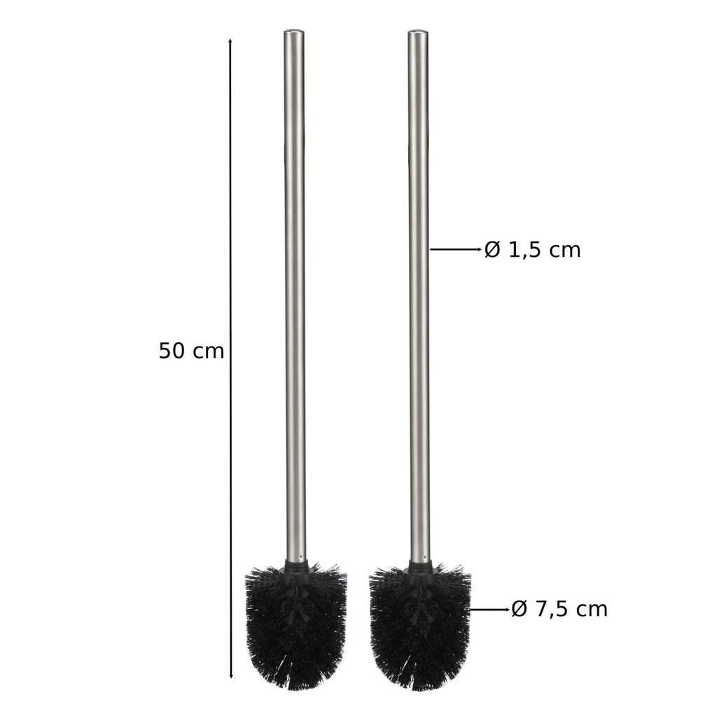 2er Set Toilettenbürsten Klobürste Toilette WC Bad Bürste Ersatz – Galeriebild 1, Artikelnummer 7907