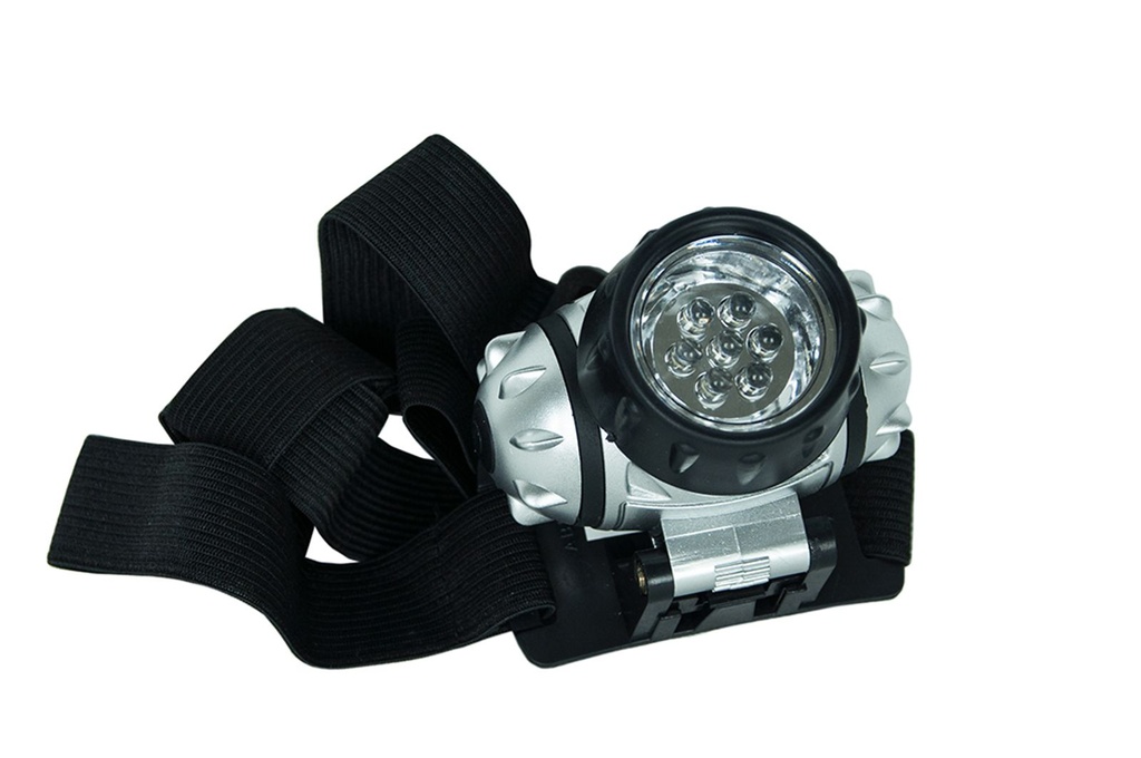 7 LED Kopflampe Angellampe m. Kopfgurt