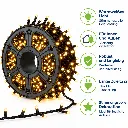 1000 LED Lichter auf Kunststoffrad für den Aussengebrauch, warmweiß – Galeriebild 2, Artikelnummer 18520