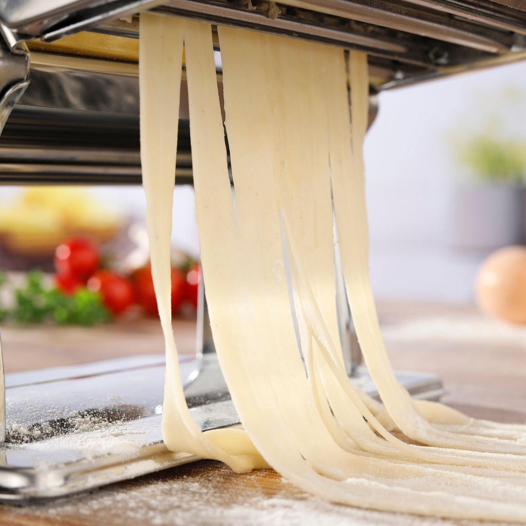 Edelstahl Nudelmaschine Pasta Tagliatelle Maschine – Galeriebild 2, Artikelnummer 7341