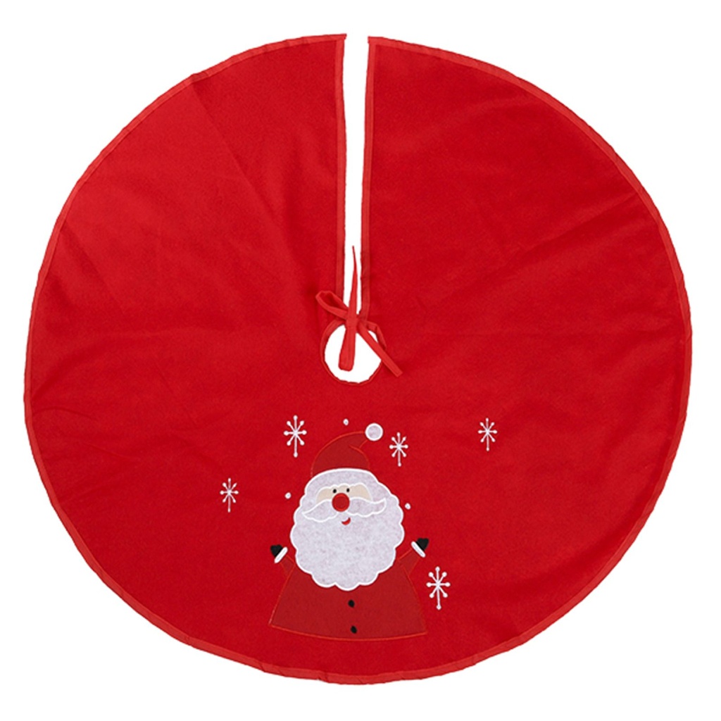 Weihnachtsdecke rund 90cm Tannenbaumdecke