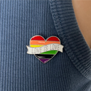 Pride 8er Set Metall-Anstecker verschiedene Designs mit Regenbogen – Galeriebild 5, Artikelnummer 18037