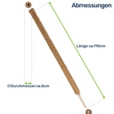 ​Erweiterbare Rankhilfe 110 cm mit Kokosfilz für Zimmerpflanzen​ – Galeriebild 5, Artikelnummer 18117