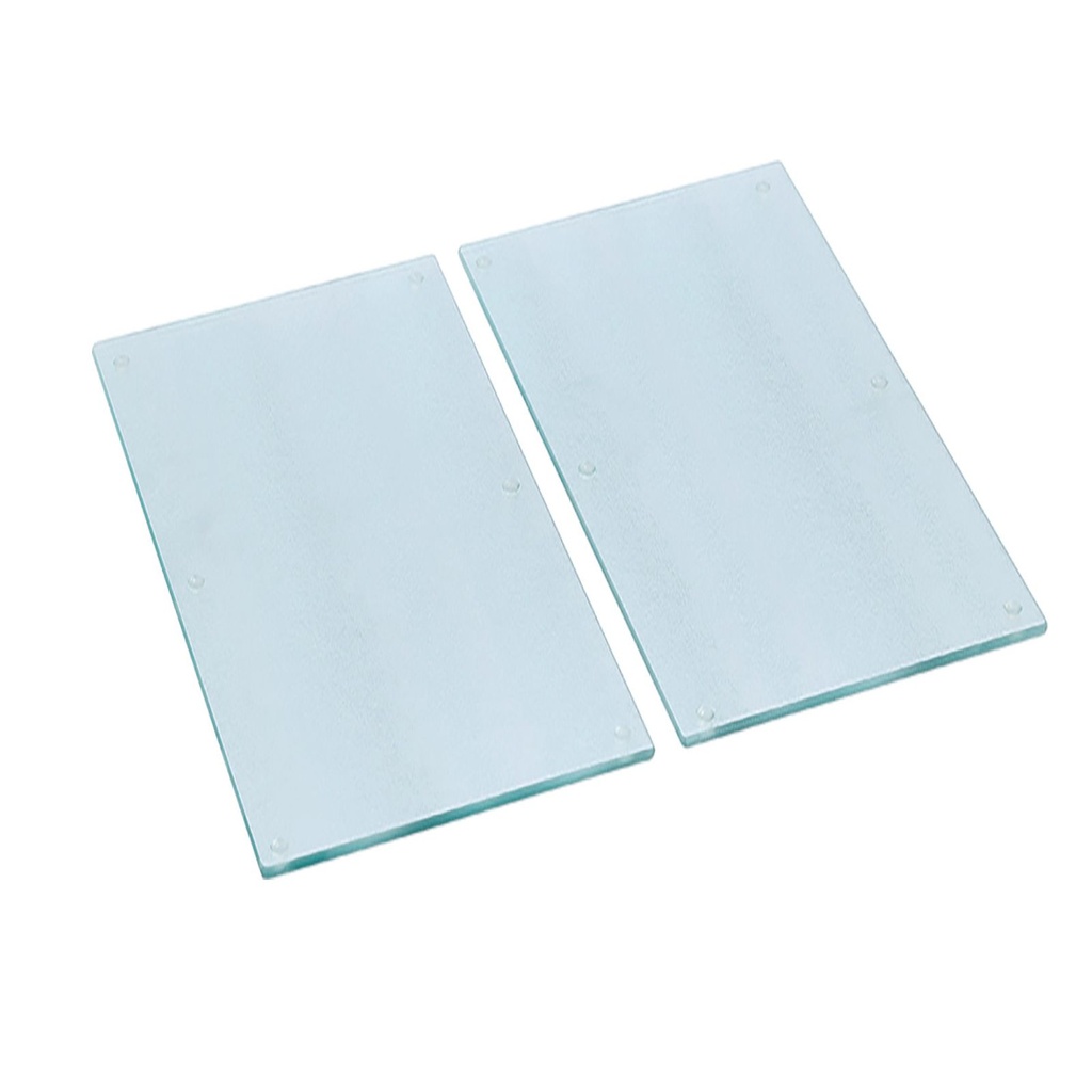 Zeller 2-tlg. Schneideplatten Herdabdeckplatten Silikonfüße – Galeriebild 2, Artikelnummer 17015