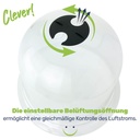 Minigewächshaus 3er Glockenförmig Schutz für Jungpflanzen Kunststoff – Galeriebild 3, Artikelnummer 17234