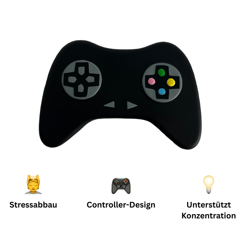 Antistress Ball Controller schwarz aus Kunststoff 11,5 cm – Galeriebild 4, Artikelnummer 18307