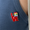 Pride 8er Set Metall-Anstecker verschiedene Designs mit Regenbogen – Galeriebild 6, Artikelnummer 18037