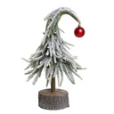 Deko Weihnachtsbaum mit LED Kugelspitze warmweiß batteriebetrieben – Galeriebild 1, Artikelnummer 18284