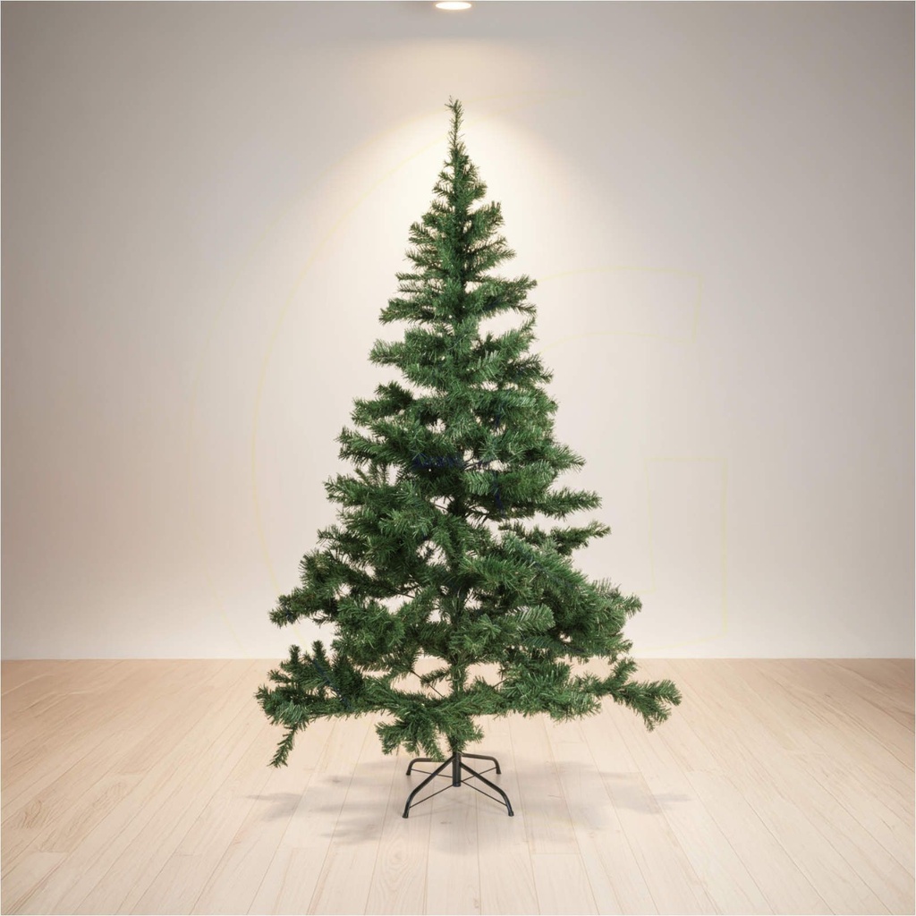 Künstlicher Weihnachtsbaum 210 cm grün mit Metallständer 1000 Zweigen – Galeriebild 8, Artikelnummer 8123