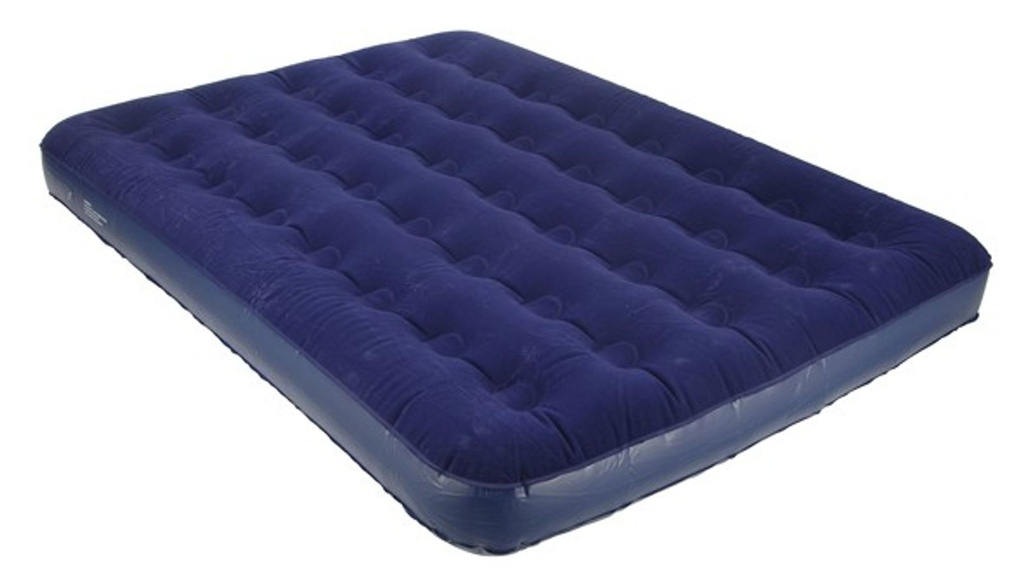 Velours Gästebett Luftmatratze Camping Bett 191 x 137 x 22cm