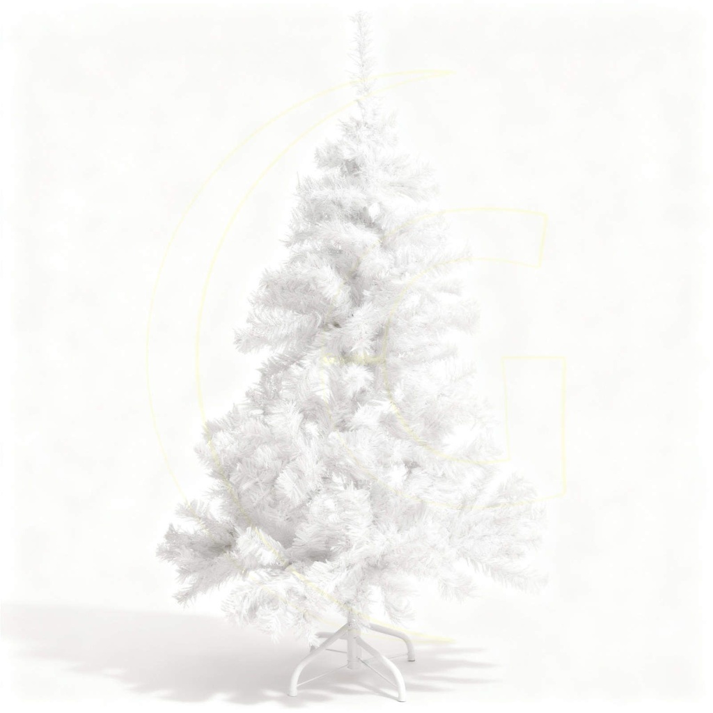 Weißer Weihnachtsbaum 90–180 cm künstlicher Tannenbaum in 4 Größen – Galeriebild 5, Artikelnummer 18345