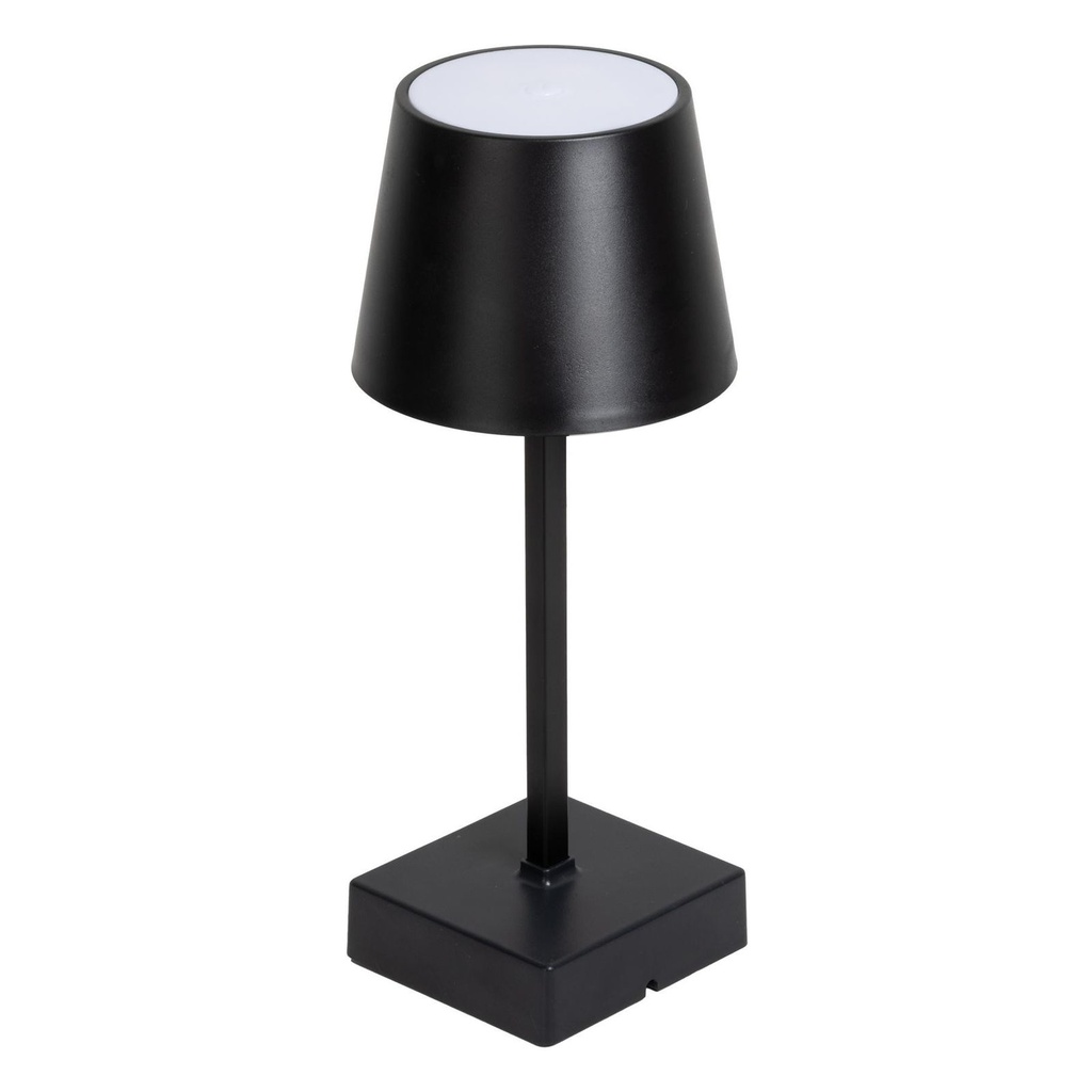 LED Tischlampe schwarz mit Touch Schalter Akku USB warmweiß 3 Modi – Galeriebild 5, Artikelnummer 18295