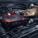 Marderschreck Ultraschall batteriebetrieben für Auto Haus Garten – Galeriebild 1, Artikelnummer 18342