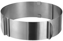 Edelstahl Tortenring verstellbar 16-30 cm – Galeriebild 1, Artikelnummer 15975