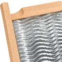Waschbrett für Wäsche Rubbelbrett Handwäsche aus Buchenholz & Metall – Galeriebild 1, Artikelnummer 1926