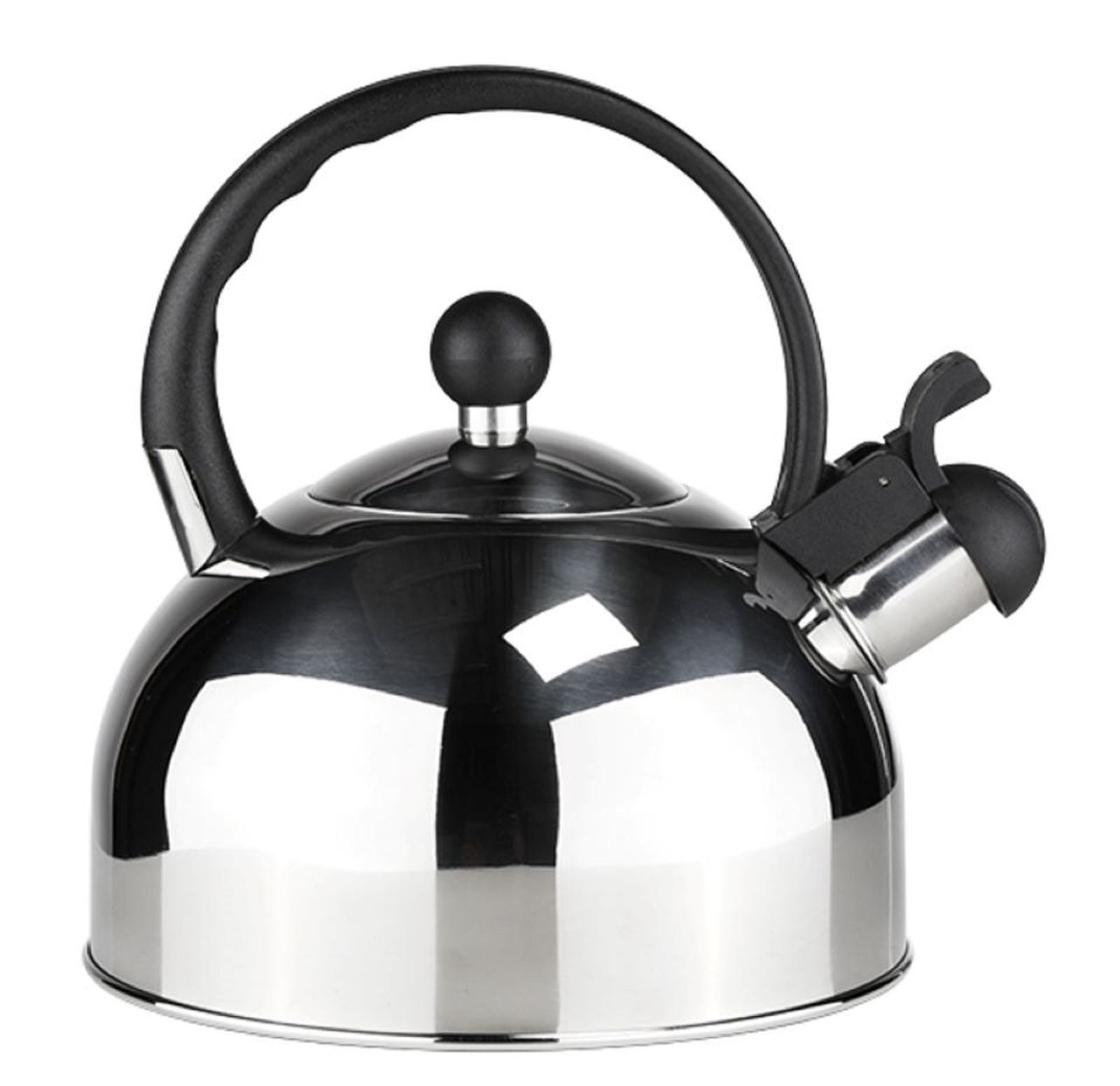 Edelstahl Flötenkessel, Wasserkocher Induktion, 2,5L