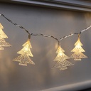 Weihnachtsdeko Set mit LED Baum, Lichterkette & Wichtel auf Holzstern – Galeriebild 4, Artikelnummer 18302