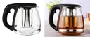 Glaskanne mit Edelstahl Filter 1,2L – Galeriebild 1, Artikelnummer 9482